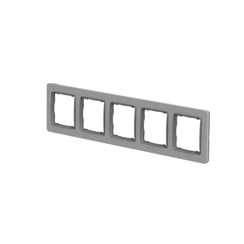 Рамка 5-постов, матовый глиняно-серый, Sedna Design Schneider Electric SDD393805