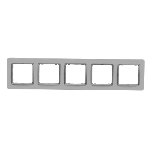 Рамка 5-постов, матовый глиняно-серый, Sedna Design Schneider Electric SDD393805