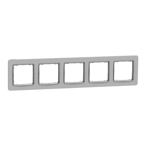 Рамка 5-постов, матовый глиняно-серый, Sedna Design Schneider Electric SDD393805