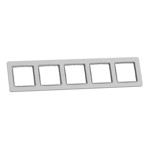 Рамка 5-постов, матовый глиняно-серый, Sedna Design Schneider Electric SDD393805
