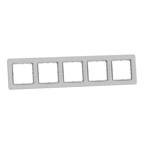 Рамка 5-постов, матовый глиняно-серый, Sedna Design Schneider Electric SDD393805