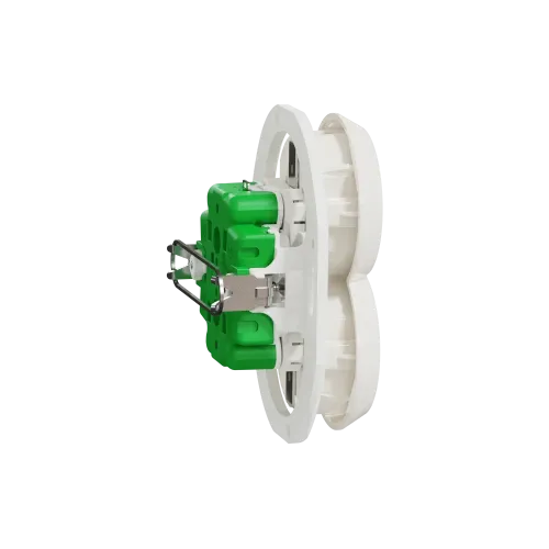 Розетка с заземлением двойная, белый, Renova WDE011122 Schneider