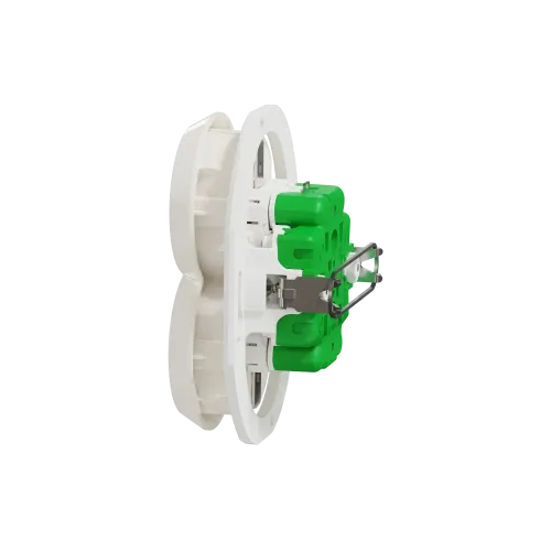 Розетка с заземлением двойная, белый, Renova WDE011122 Schneider