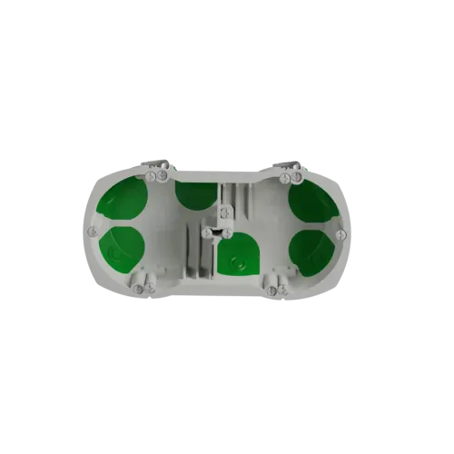 Подрозетник для гипсокартона герметичный, двойной, Multifix Air Schneider IMT35000