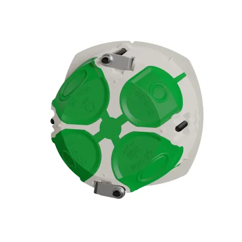 Подрозетник для гипсокартона герметичный, одинарный, Multifix Air Schneider IMT35001