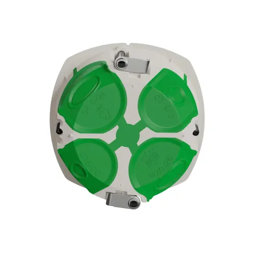 Подрозетник для гипсокартона герметичный, одинарный, Multifix Air Schneider IMT35001