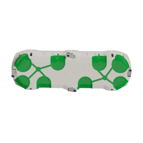 Подрозетник для гипсокартона герметичный, тройной, Multifix Air Schneider IMT35031
