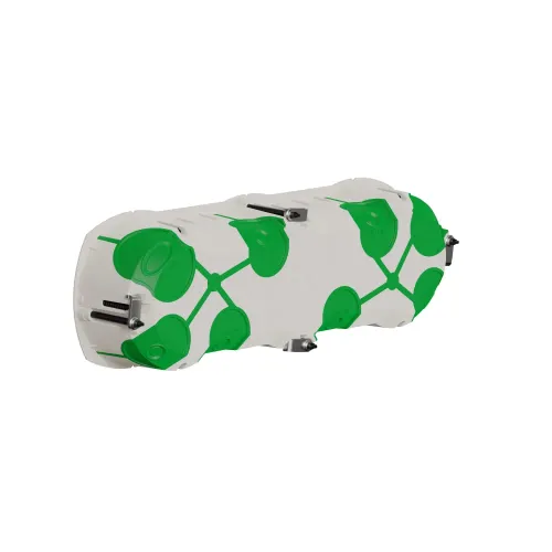 Подрозетник для гипсокартона герметичный, тройной, Multifix Air Schneider IMT35031