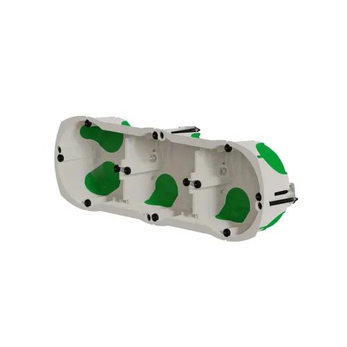 Подрозетник для гипсокартона герметичный, тройной, Multifix Air Schneider IMT35031