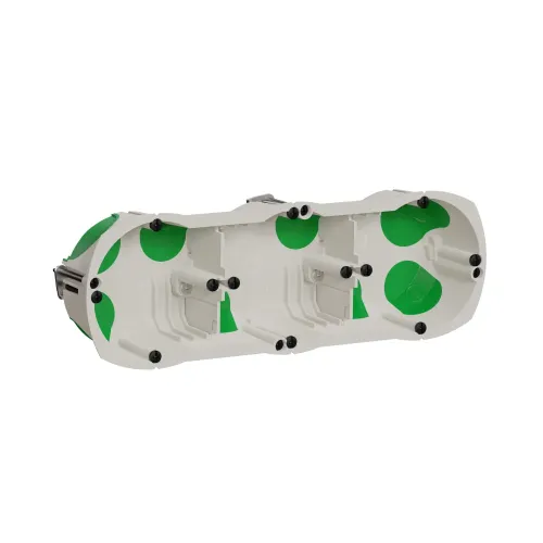 Подрозетник для гипсокартона герметичный, тройной, Multifix Air Schneider IMT35031