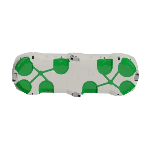 Подрозетник для гипсокартона герметичный, тройной, Multifix Air Schneider IMT35031