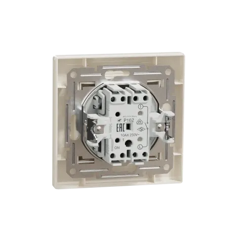 Вимикач одноклавішний, кремовий, EPH0100123 Schneider Electric Asfora