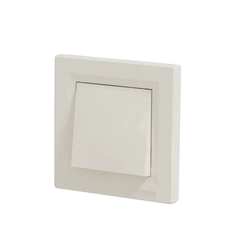Вимикач одноклавішний, кремовий, EPH0100123 Schneider Electric Asfora
