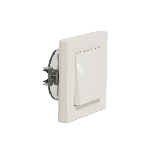 Вимикач вологозахищений IP44, кремовий, EPH0100223 Schneider Electric Asfora