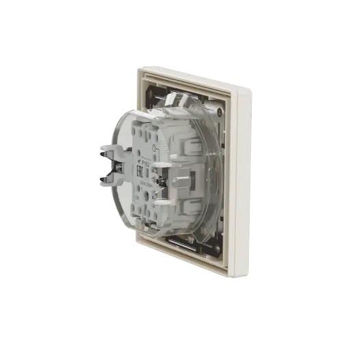 Вимикач вологозахищений IP44, кремовий, EPH0100223 Schneider Electric Asfora