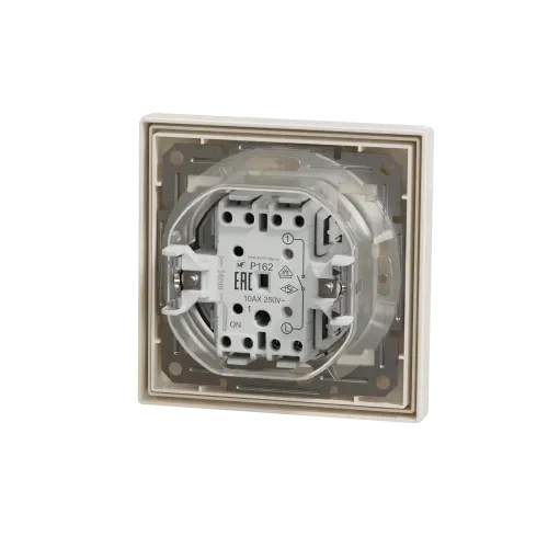 Вимикач вологозахищений IP44, кремовий, EPH0100223 Schneider Electric Asfora
