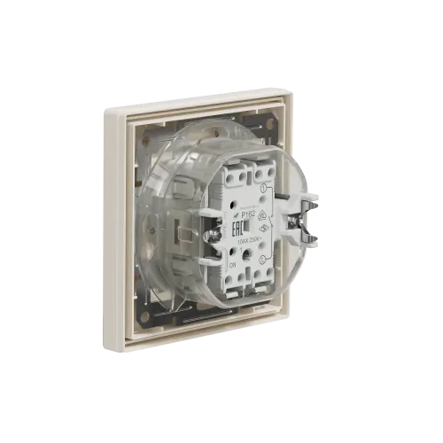 Вимикач вологозахищений IP44, кремовий, EPH0100223 Schneider Electric Asfora