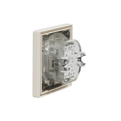 Вимикач вологозахищений IP44, кремовий, EPH0100223 Schneider Electric Asfora