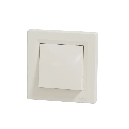 Вимикач вологозахищений IP44, кремовий, EPH0100223 Schneider Electric Asfora