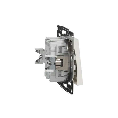 Выключатель одноклавишный, кремовый, EPH0170123 Schneider Electric Asfora