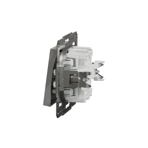 Проходной выключатель, алюминий, EPH0400161 Asfora Schneider