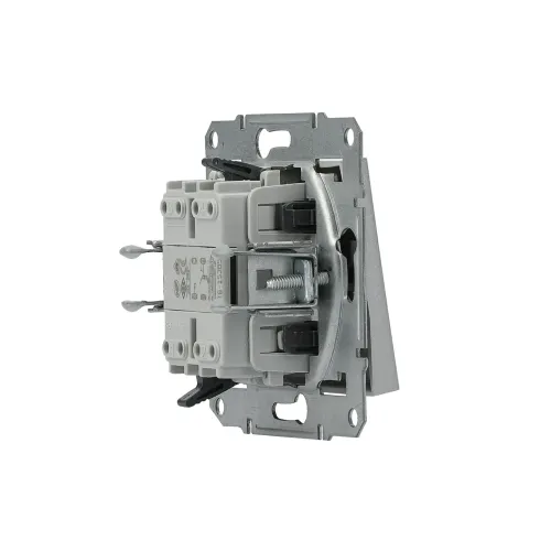 Кнопка "Звонок" с подсветкой, алюминий, EPH1700161 Asfora Schneider