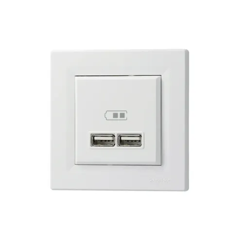 USB розетка, білий, EPH2700221 Schneider Electric Asfora