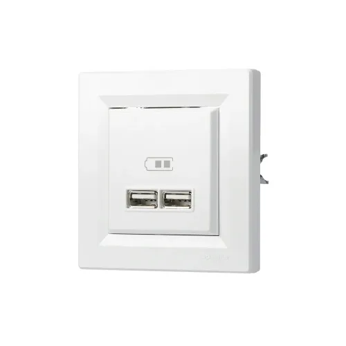 USB розетка, білий, EPH2700221 Schneider Electric Asfora