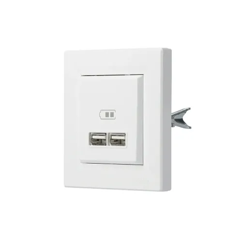 USB розетка, білий, EPH2700221 Schneider Electric Asfora