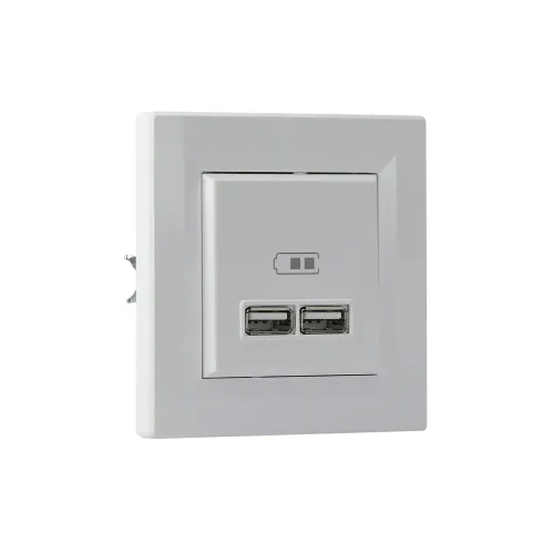 USB розетка, білий, EPH2700221 Schneider Electric Asfora