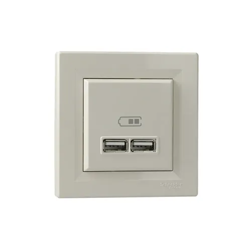 USB розетка, кремовый, EPH2700223 Schneider Electric Asfora