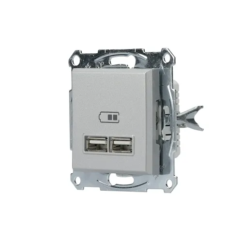 USB розетка, алюміній, EPH2700261 Schneider Electric Asfora