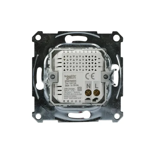 USB розетка, алюміній, EPH2700261 Schneider Electric Asfora
