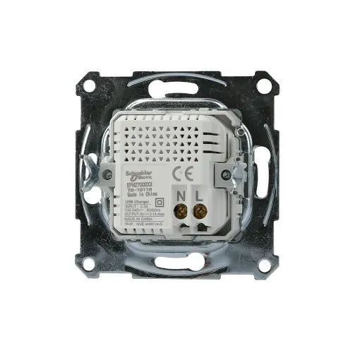 USB розетка, алюміній, EPH2700261 Schneider Electric Asfora