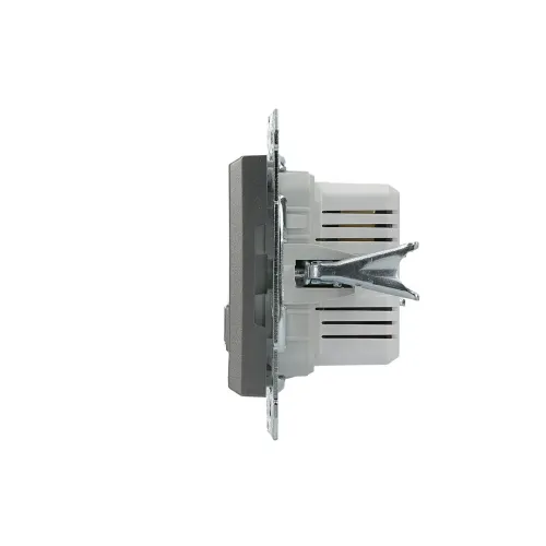 USB розетка, сталь, EPH2700262 Schneider Electric Asfora