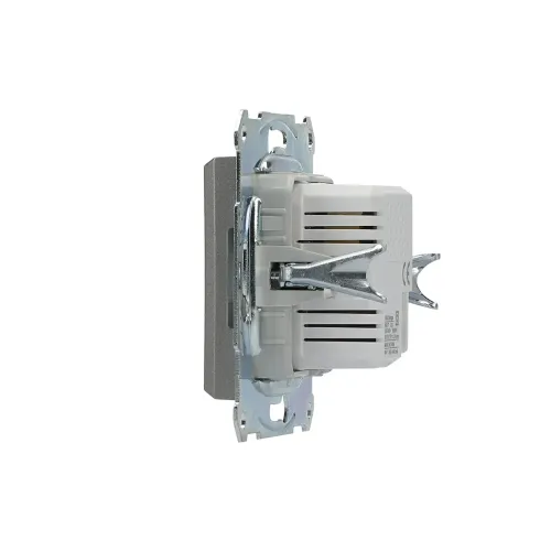 USB розетка, сталь, EPH2700262 Schneider Electric Asfora