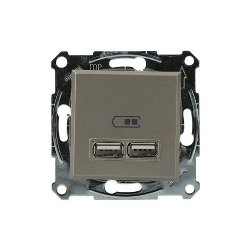 USB розетка, бронза, EPH2700269 Schneider Electric Asfora