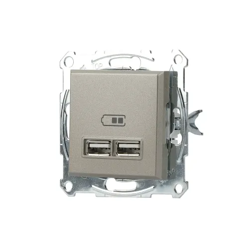 USB розетка, бронза, EPH2700269 Schneider Electric Asfora