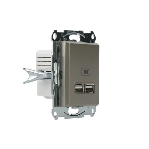 USB розетка, бронза, EPH2700269 Schneider Electric Asfora