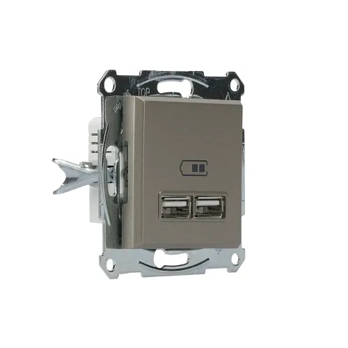 USB розетка, бронза, EPH2700269 Schneider Electric Asfora