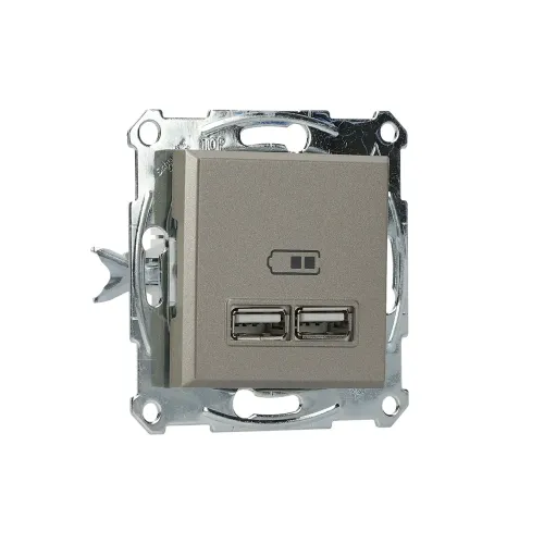 USB розетка, бронза, EPH2700269 Schneider Electric Asfora