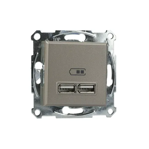 USB розетка, бронза, EPH2700269 Schneider Electric Asfora