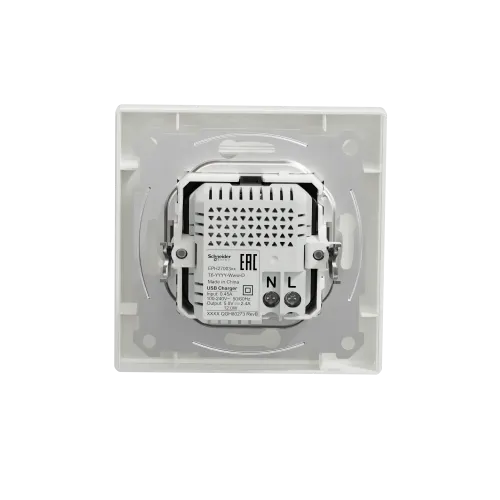 USB розетка тип А+С, білий, EPH2700321 Schneider Electric Asfora