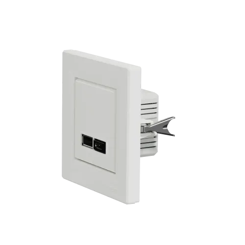USB розетка тип А+С, білий, EPH2700321 Schneider Electric Asfora