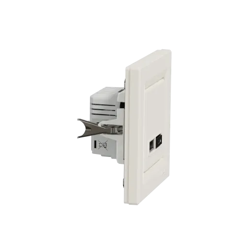 USB розетка тип А+С, кремовый, EPH2700323 Schneider Electric Asfora
