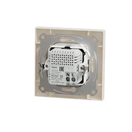 USB розетка тип А+С, кремовый, EPH2700323 Schneider Electric Asfora