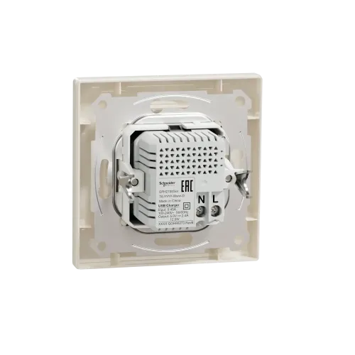 USB розетка тип А+С, кремовый, EPH2700323 Schneider Electric Asfora