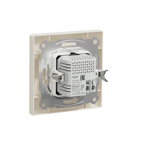 USB розетка тип А+С, кремовый, EPH2700323 Schneider Electric Asfora