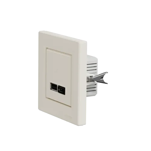 USB розетка тип А+С, кремовый, EPH2700323 Schneider Electric Asfora