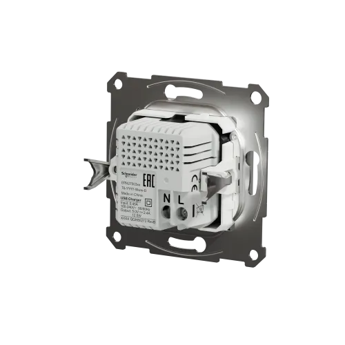 USB розетка тип А+С, алюминий, EPH2700361 Schneider Electric Asfora